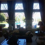 Tall Ocean View Window Screens in Living Room | Buy a Screen Door in San Fernando Valley and Ventura County
