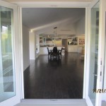 Double Set of Retractable Screen Doors in Point Dume, Malibu