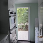 Interior View of Retracted Single Retractable Screen Door in Point Dume, Malibu