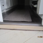 Bottom Sill and Rail of a Single Retractable Screen Door in Point Dume, Malibu