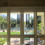 Rolled up Drop Down Shade Screen in Encino