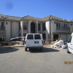 Outside View of Window Screens and Screen Doors installed in Encino