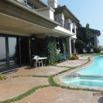 Double Set Retractable Screen Doors in Malibu