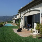 Double Set Retractable Screen Doors in Malibu