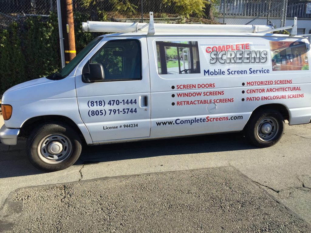 Mobile Screen Repair Service | Anaheim Retractable Screen Doors