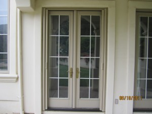 All double sets retractable screen french doors screens | simi valley screen doors