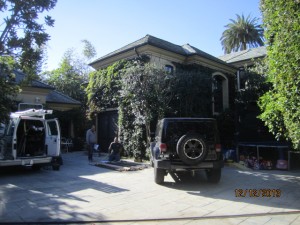 Screen arched panel installation in Studio City | Brentwood Arched Window and Doors