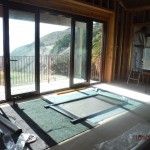 Installation Motorized Power Screens front view bi-folding doors