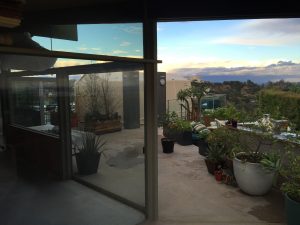 Retractable Screen Doors in Topanga double Set French Doors